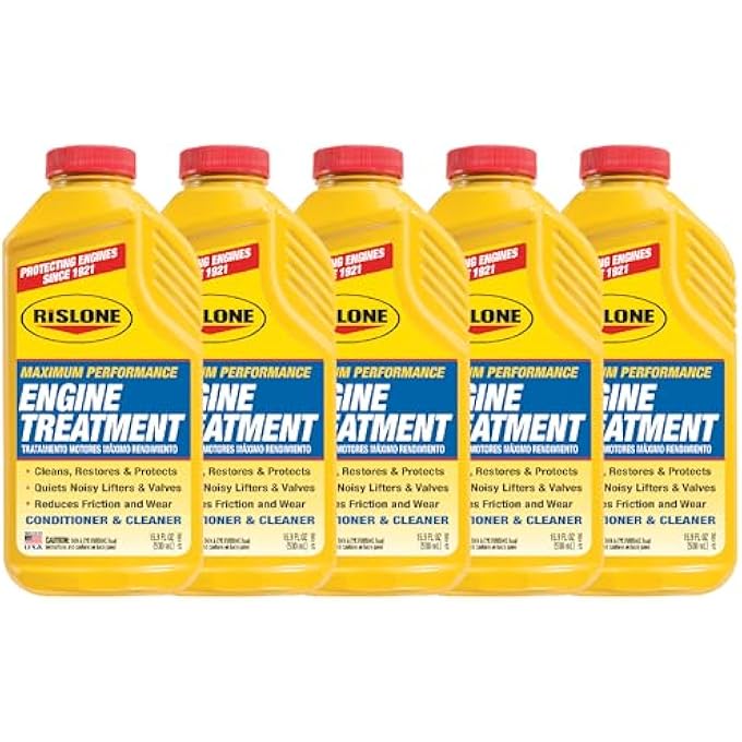 RISLONE HIGH MILEAGE ENGINE TREATMENT, (PACK OF 5) - Image 1